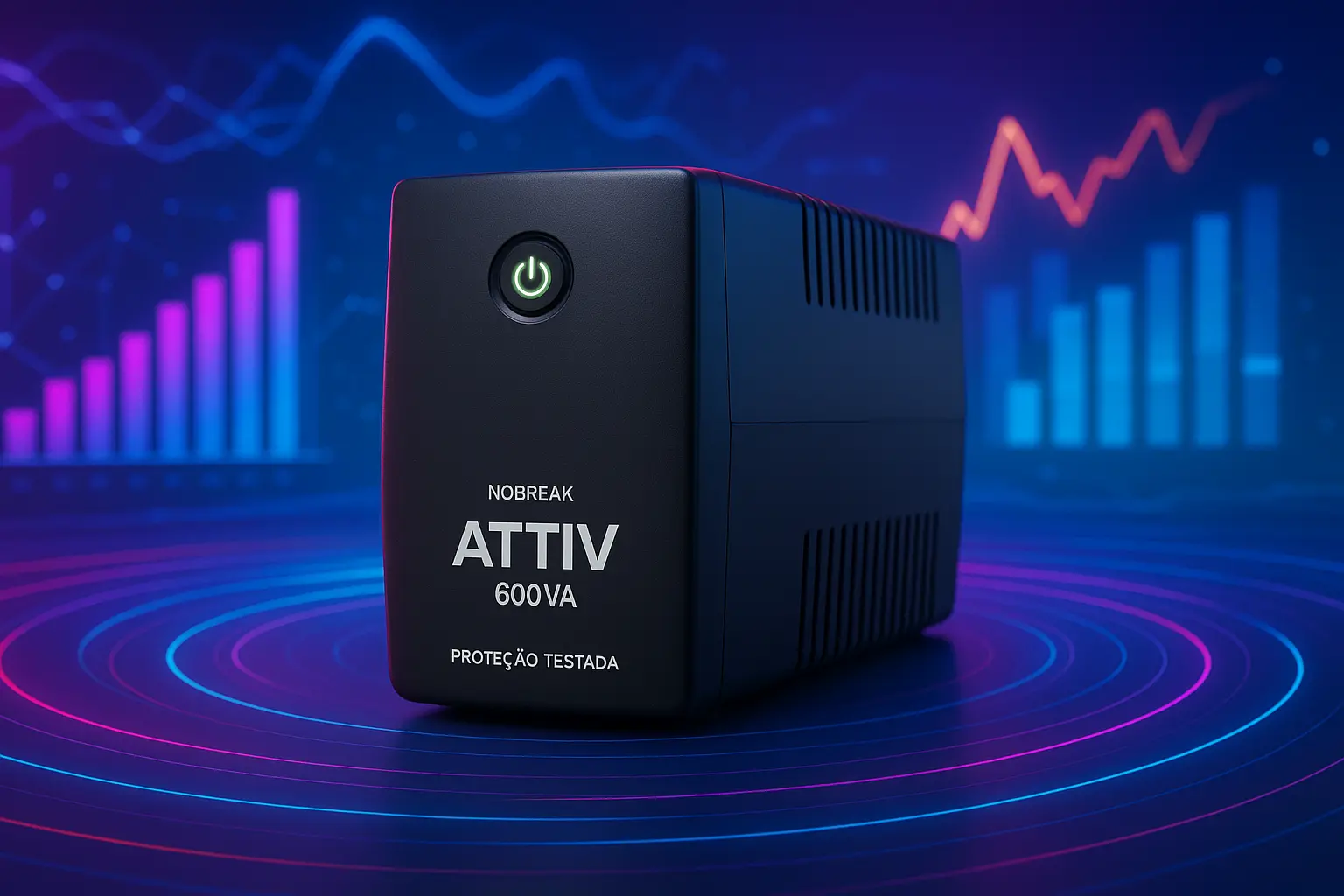 Nobreak ATTIV 600VA: proteção testada