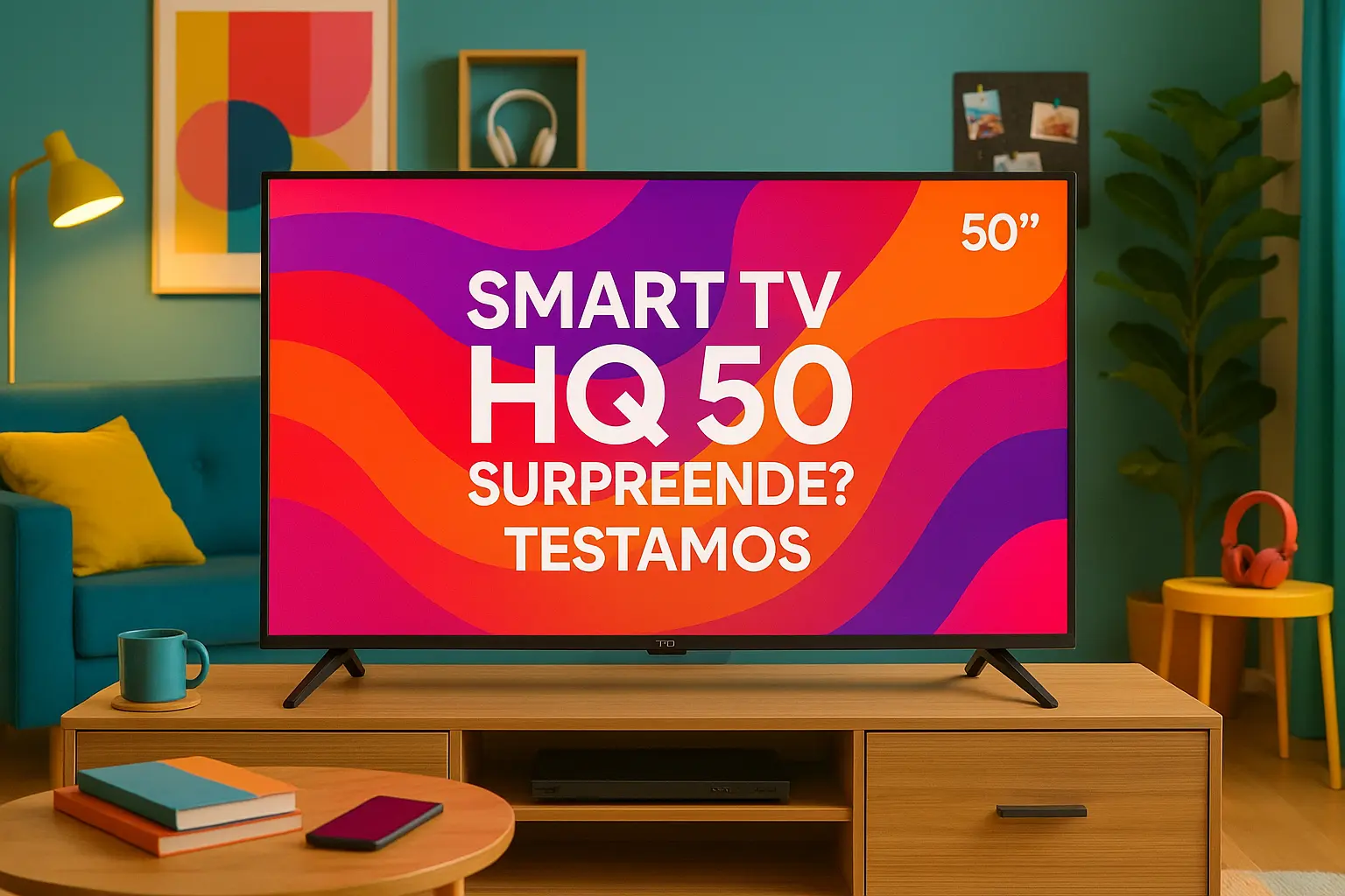 Smart TV HQ 50" surpreende? Testamos