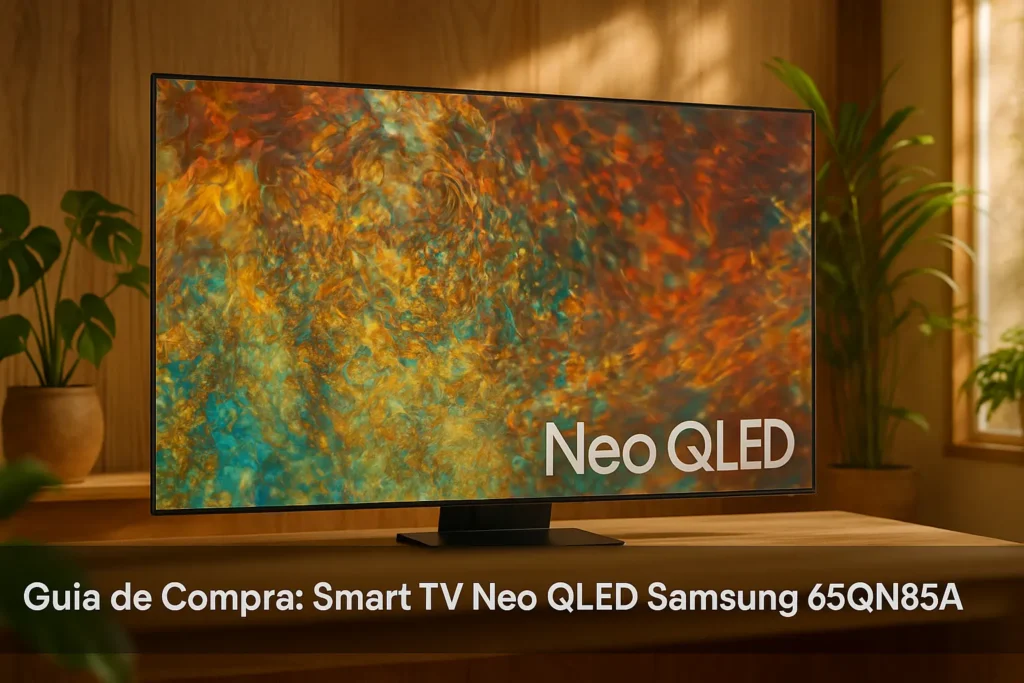 Guia de Compra: 5 smart TV NEO QLED Samsung 65qn85a com Visual de Cinema
