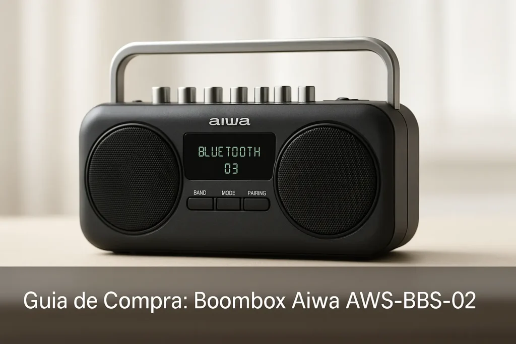 As 5 Melhores Boombox Aiwa AWS-BBS-02 para Levar a Festa a Qualquer Lugar