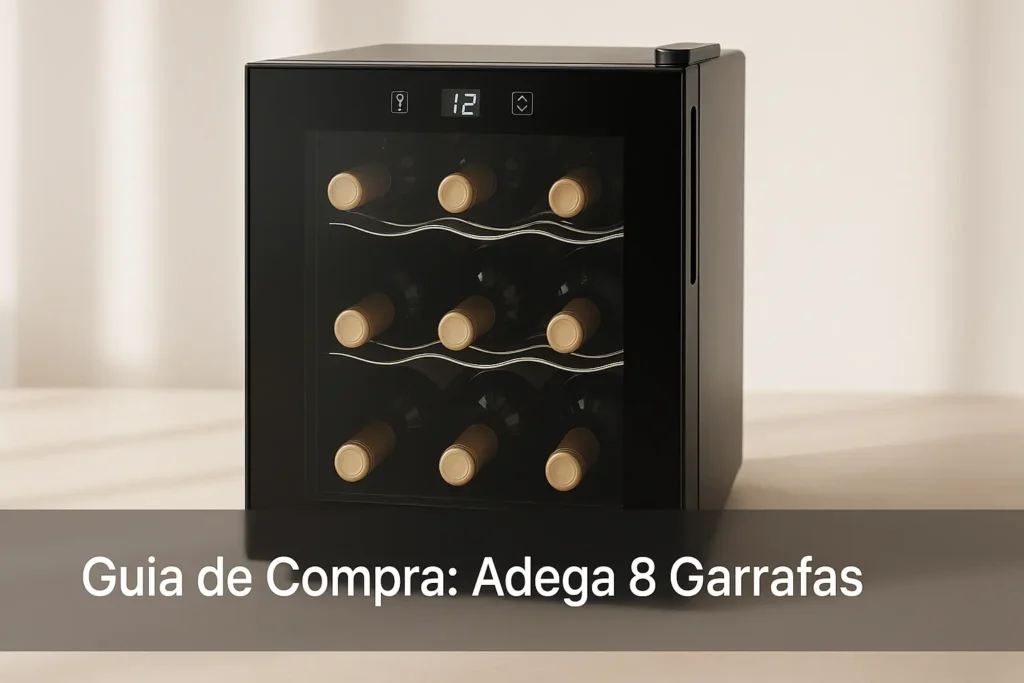Guia de Compra: 5 Melhores Adegas 8 Garrafas para 2025