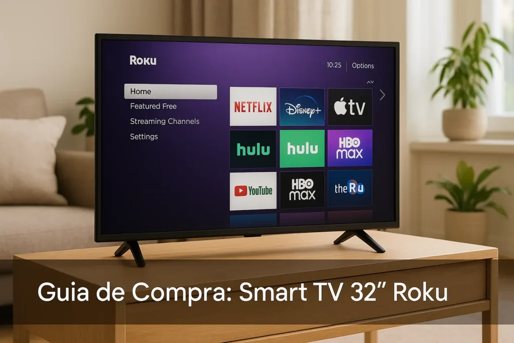 Guia de Compra: 5 Melhores Smart TV 32 Roku para 2025