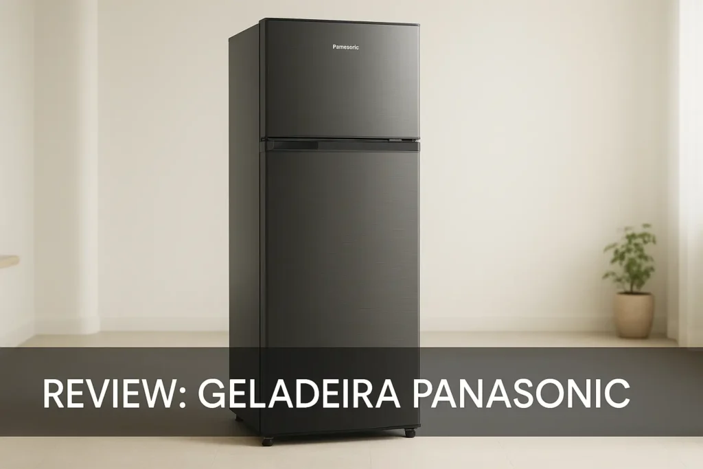 Geladeira Panasonic: economia com muito espaço