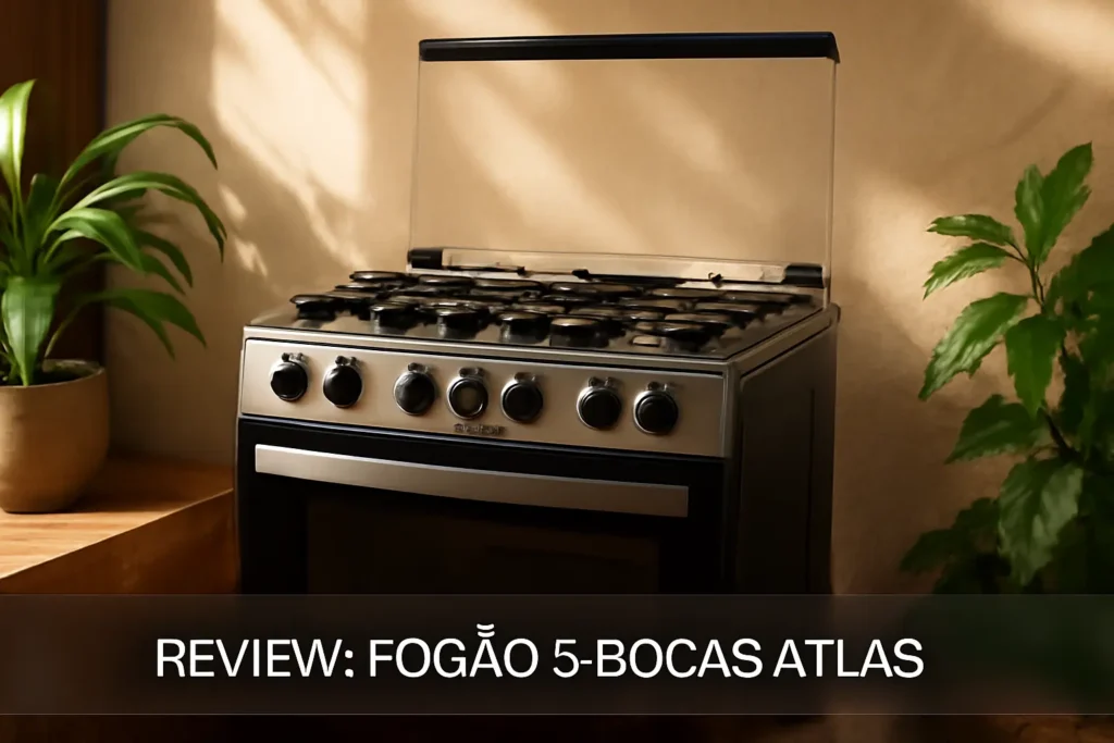 Fogão 5 Bocas Atlas Atenas: Desempenho e Eficiência Comprovados