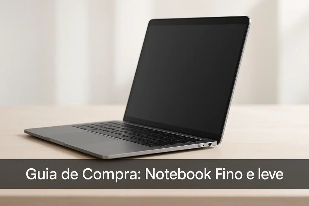 Guia de Compra: 5 Melhores Notebook Fino e Leve Recomendados por Especialistas