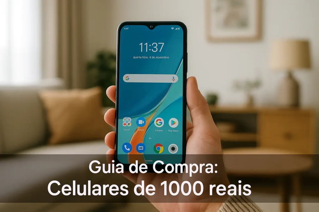 5 Melhores Celulares de 1000 Reais para Quem Busca Qualidade
