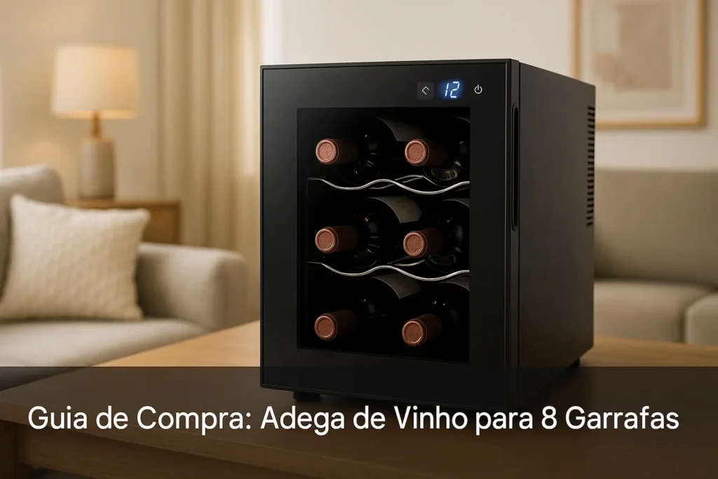 Guia de Compra: 5 Melhores Adegas de Vinho para 8 Garrafas