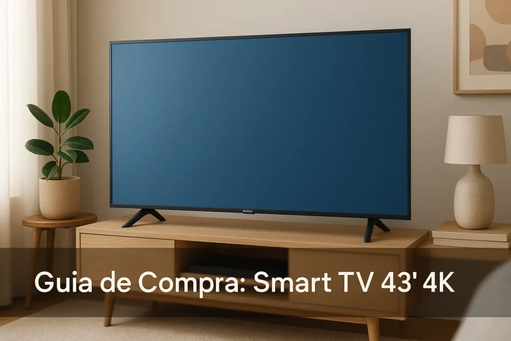 5 Melhores Smart TVs 43 4K com Melhor Desempenho e Avaliação