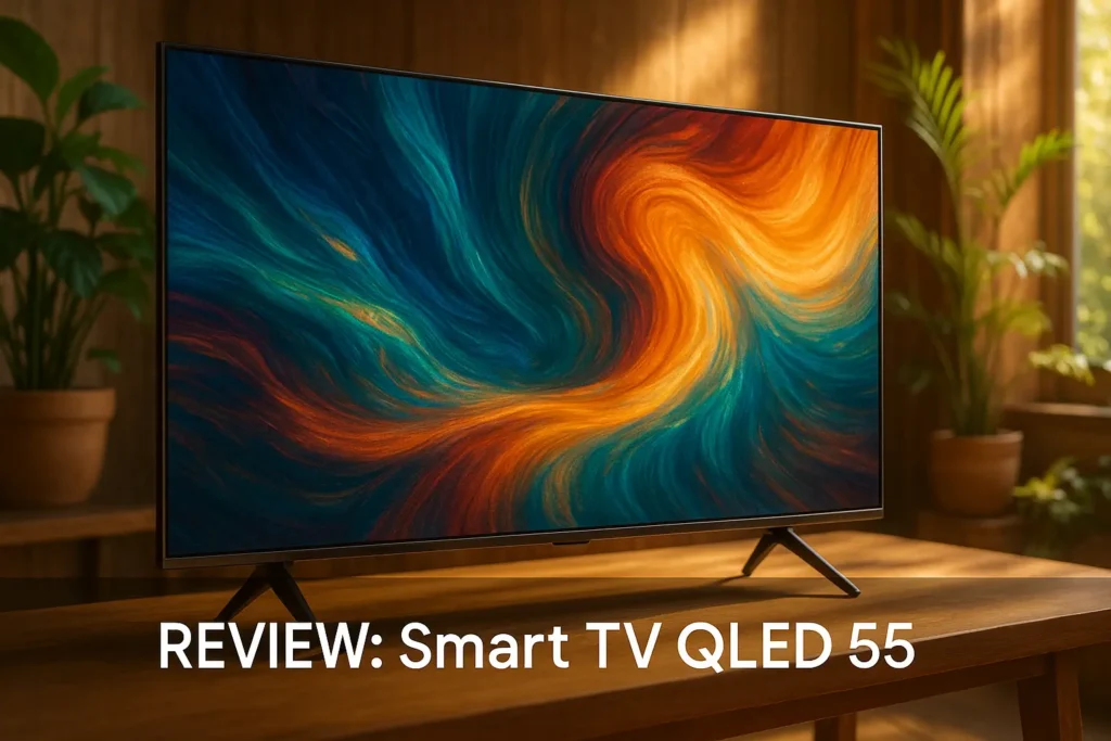 Smart TV QLED 55" Multi: imagem e estilo em um só lugar