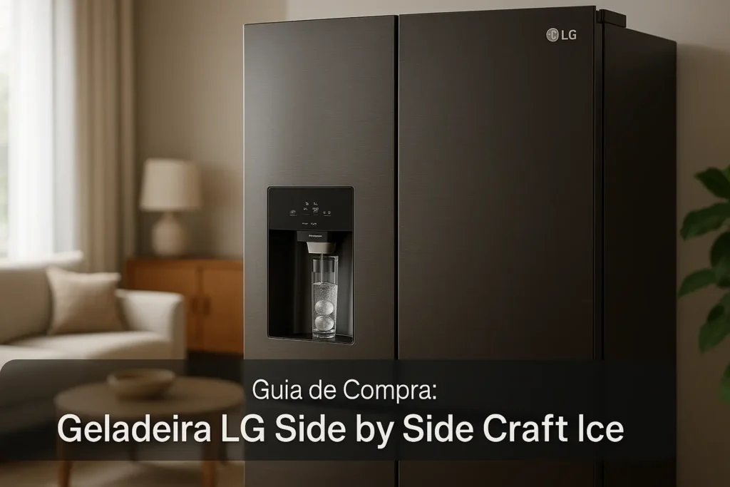 5 Geladeiras LG Side by Side Craft Ice Aprovadas por Especialistas