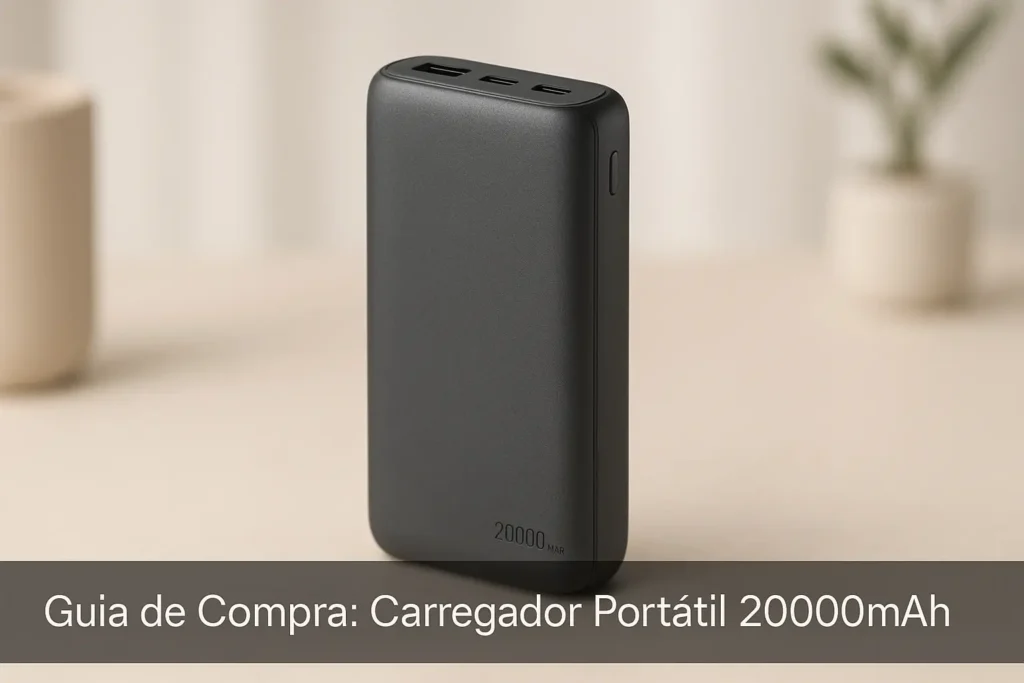 Guia de Compra: 5 Melhores Carregadores Portáteis 20000mAh para 2025