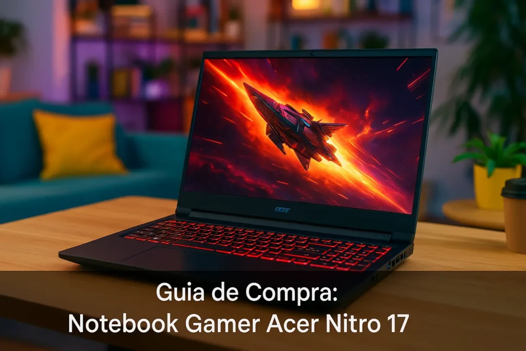 5 Notebook Gamer Acer Nitro 17 com Garantia e Desempenho de Ponta