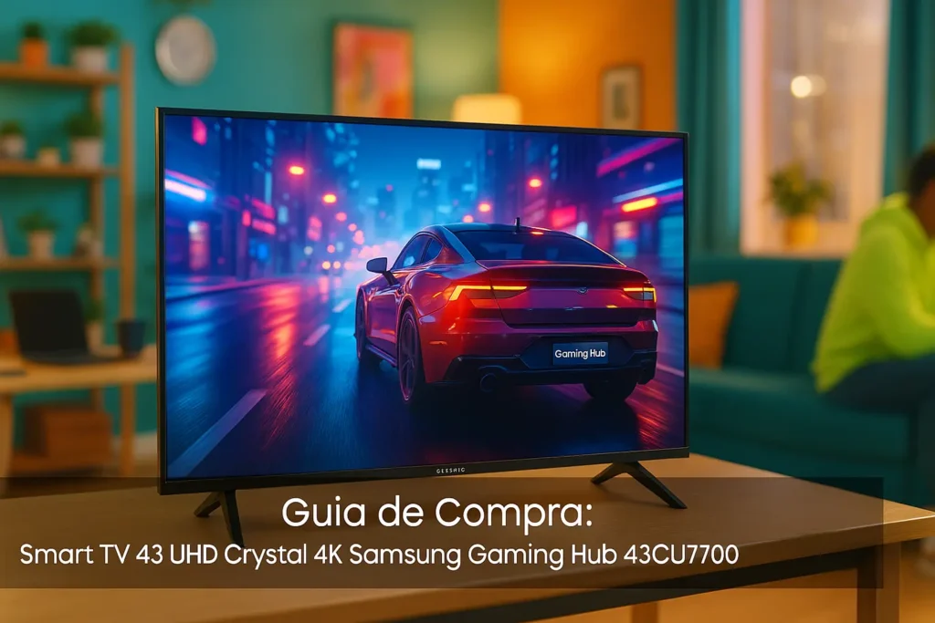 Top 5 smart TV 43 UHD Crystal 4K Samsung Gaming Hub Selecionadas Após Testes Rigorosos