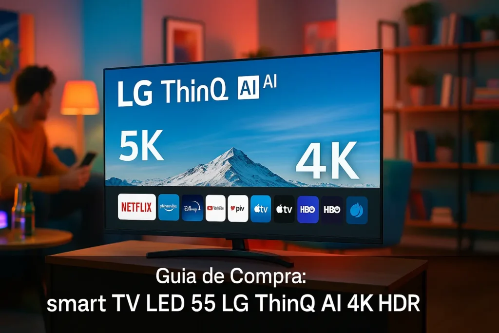 Guia de Compra: 5 Smart TVs LG 55" com ThinQ AI 4K HDR