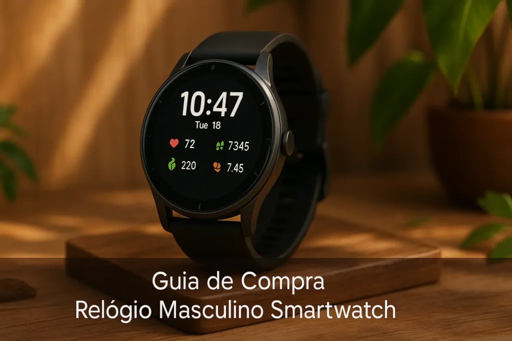 Guia de Compra: 5 Relógios Masculinos Smartwatch com Nota Máxima dos Consumidores