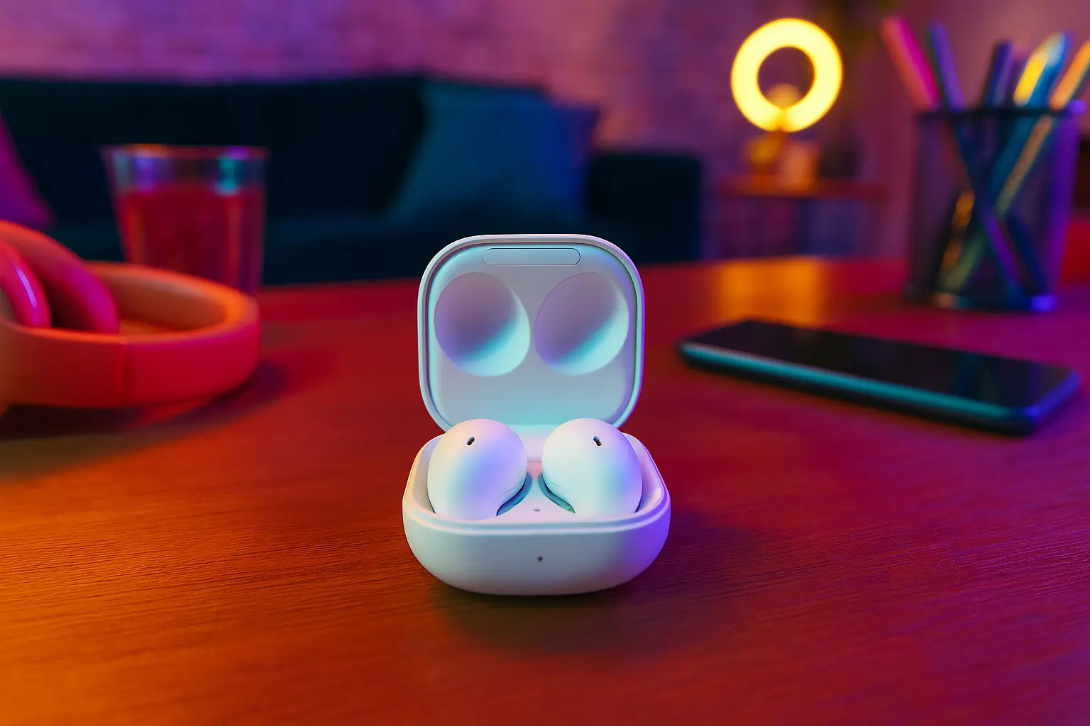 6 fones bluetooth Galaxy Buds FE com suporte VIP e garantia estendida