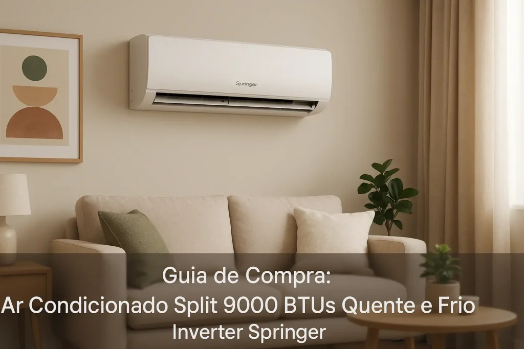 5 Melhores Ar Condicionado Split 9000 BTUs Quente e Frio Inverter Springer
