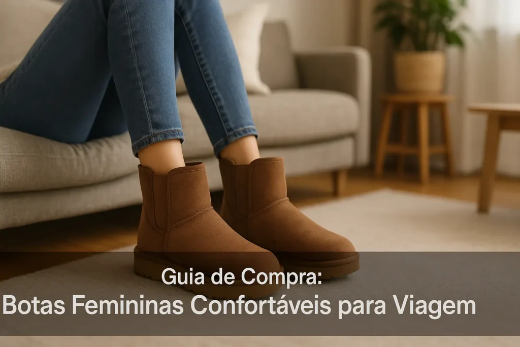 5 Botas Femininas Confortáveis para Viagem em 2025