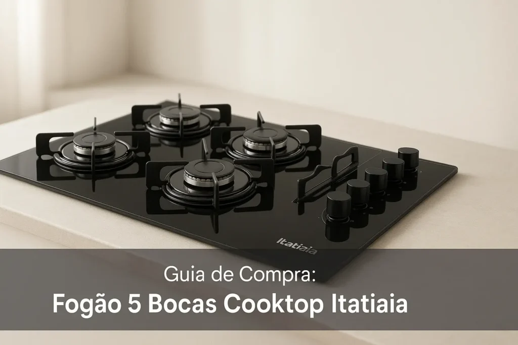 Guia de Compra: 5 Melhores Fogões 5 Bocas Cooktop Itatiaia