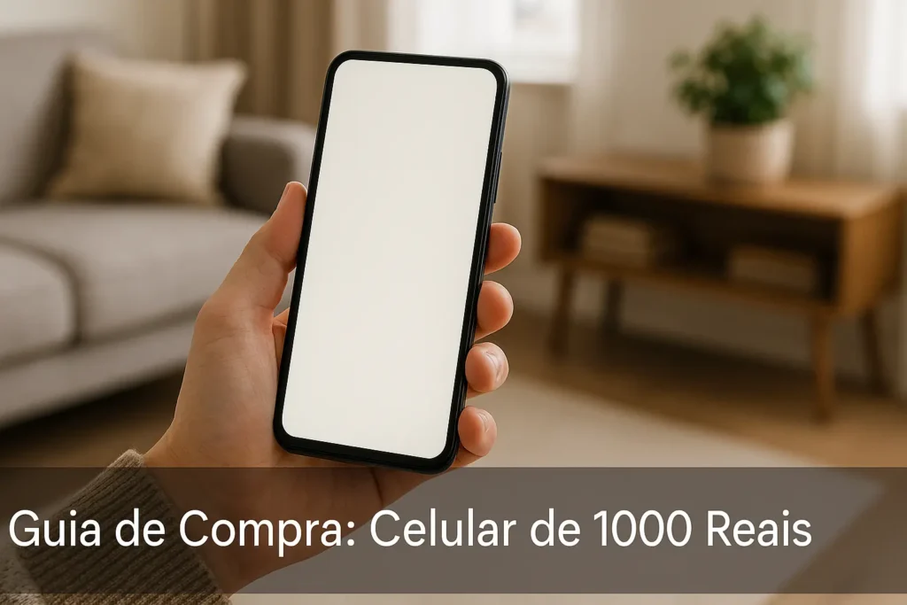 5 Melhores Celulares de 1000 Reais com Melhor Desempenho e Avaliação