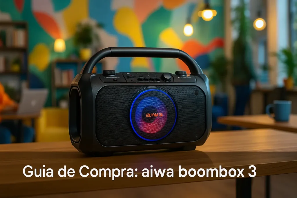 Guia de Compra: 5 Melhores Aiwa Boombox 3 com Alta Potência