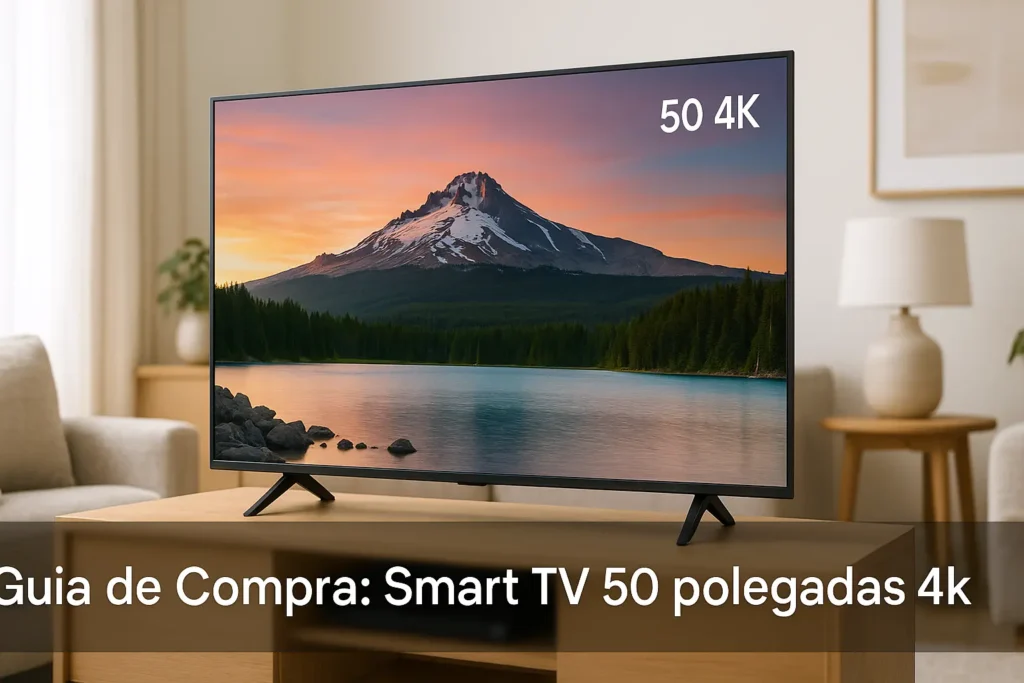 Guia de Compra: 5 Melhores Smart TV 50 polegadas 4K com Estoque no Brasil