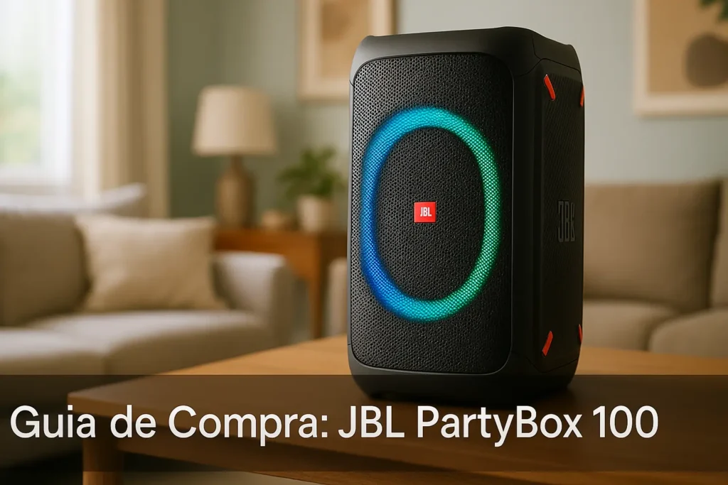 Guia de Compra: 5 Melhores Caixa JBL PartyBox 100 para 2025