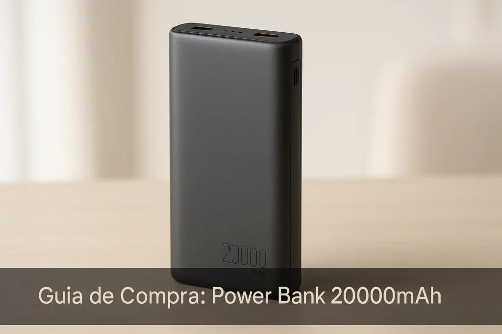 5 Melhores Power Bank 20000mAh com Carga Rápida