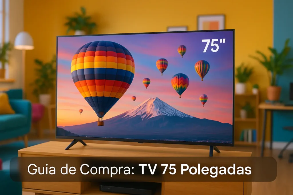 5 Melhores TVs 75 Polegadas com Imagem Surpreendente