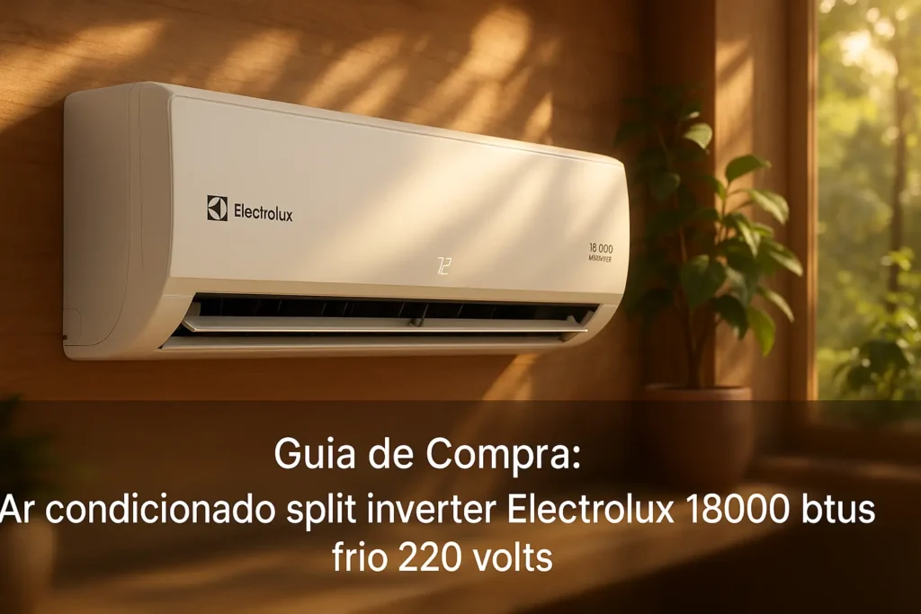 Guia de Compra: 5 Ar Condicionado Split Inverter Electrolux 18000 BTUs Frio 220V com Nota Máxima