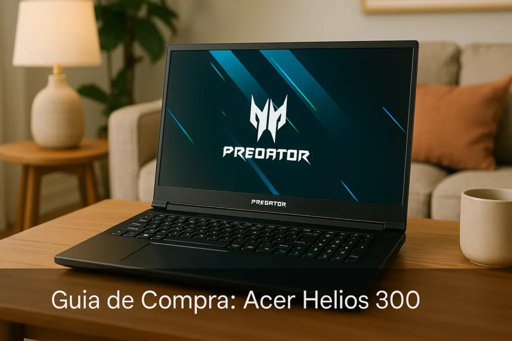 5 Acer Helios 300 com Garantia Estendida e Suporte VIP