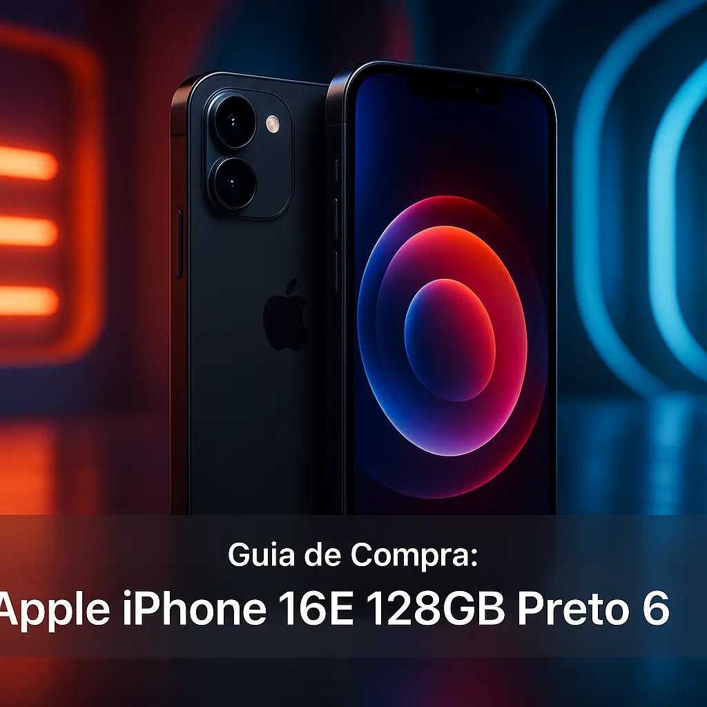 5 Apple iPhone 16e 128GB Preto 6 Disponíveis em Estoque Nacional Agora