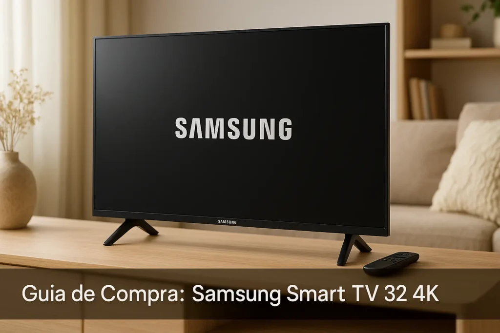 Guia de Compra: 5 Melhores Samsung Smart TV 32 4K com Estoque no Brasil