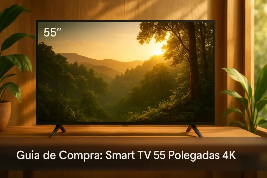5 Melhores Smart TV 55 polegadas 4K com Custo-Benefício Imbatível