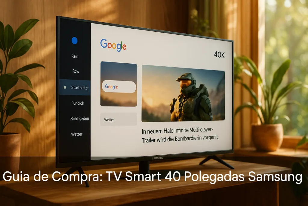 Guia de Compra: 5 Melhores TV Smart 40 Polegadas Samsung com Excelente Avaliação