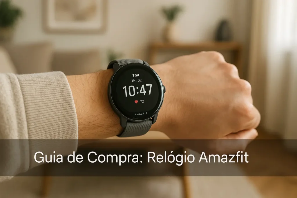 5 Melhores Relógios Amazfit com Custo-Benefício Imbatível