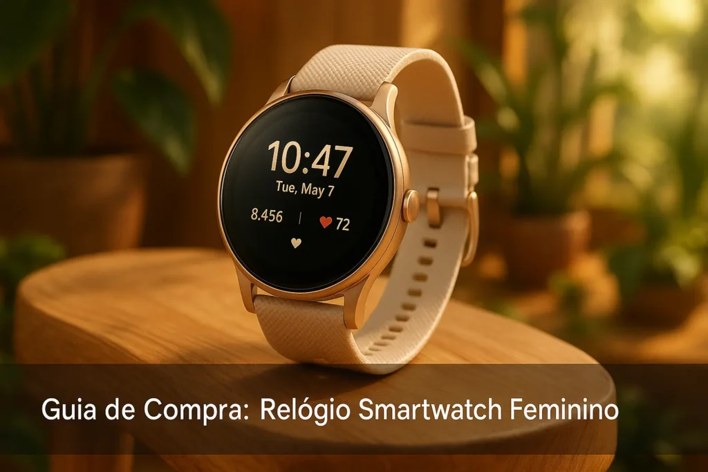 Guia de Compra: 5 Melhores Relógios Smartwatch Feminino Segundo Nossos Testes