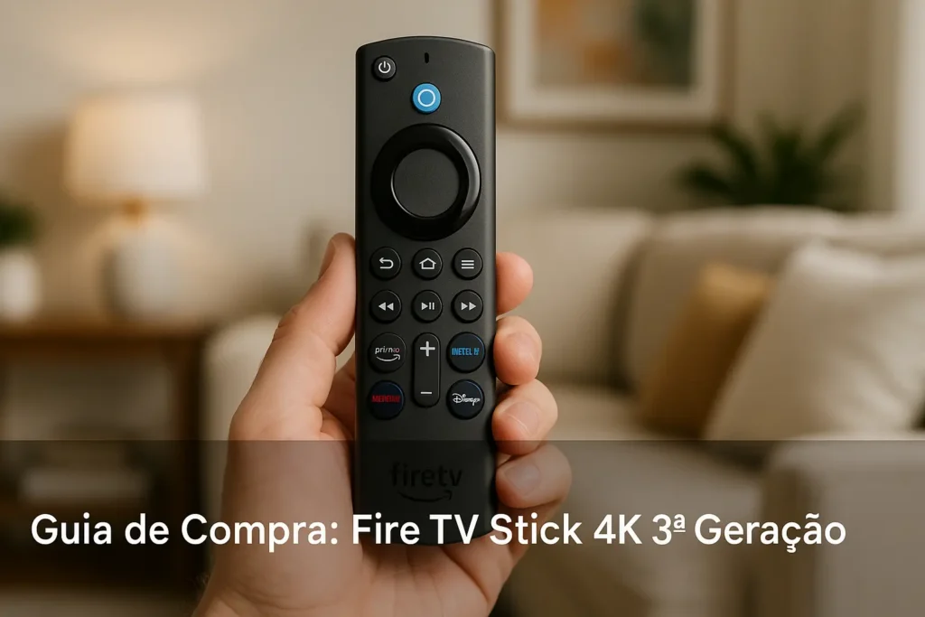 5 Melhores Fire TV Stick 4K 3ª Geração com Custo-Benefício Imbatível