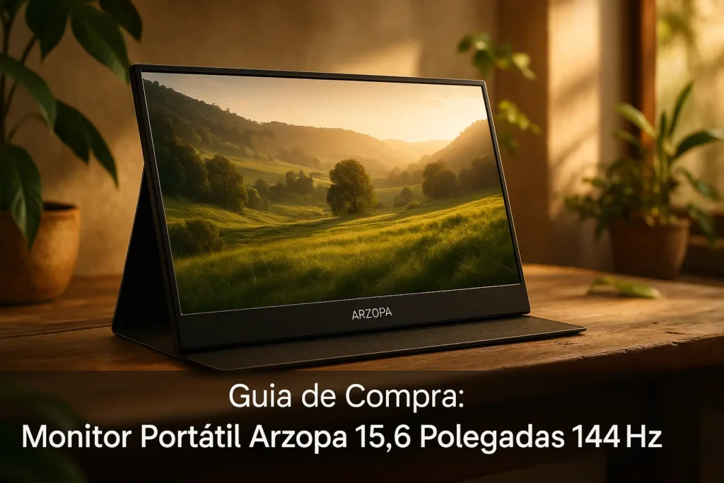 5 Melhores Monitores Portáteis ARZOPA 15.6" 144Hz para Quem Busca Qualidade