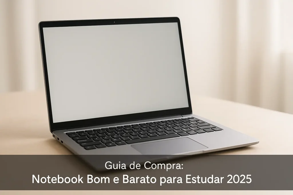 5 Melhores Notebook Bom e Barato para Estudar 2025