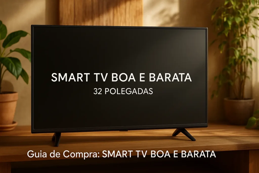 Guia de Compra: 5 Melhores Smart TVs 32" Boas e Baratas