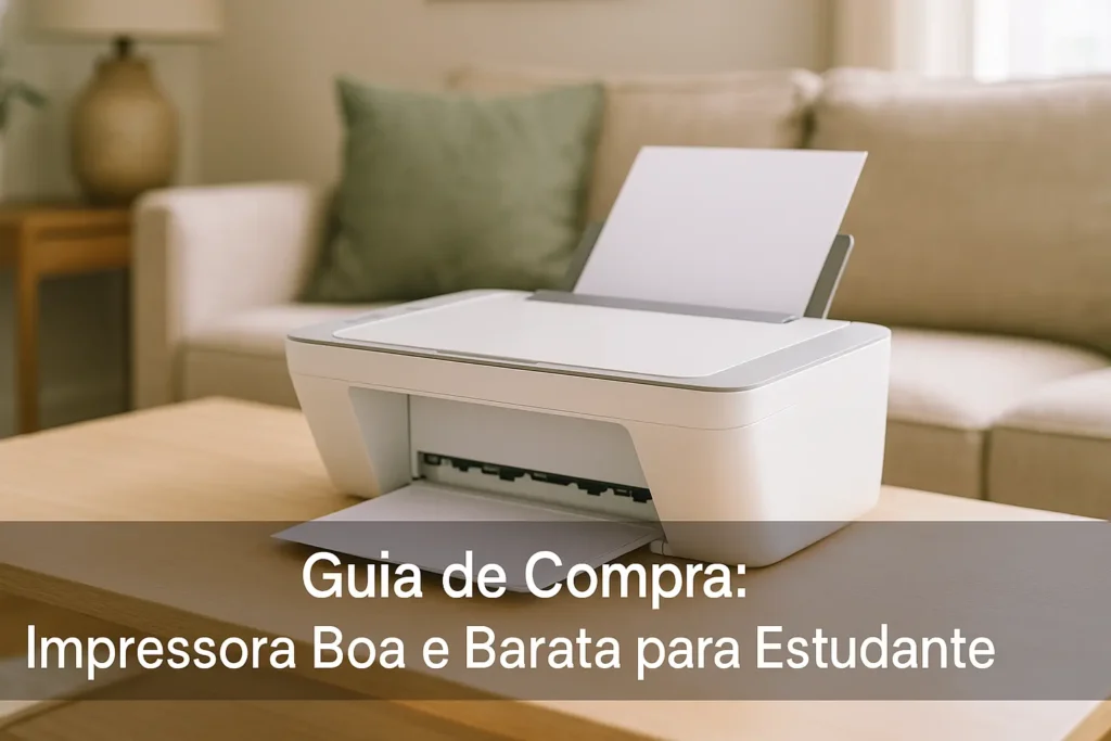 Guia de Compra: 5 Melhores Impressoras Boas e Baratas para Estudantes