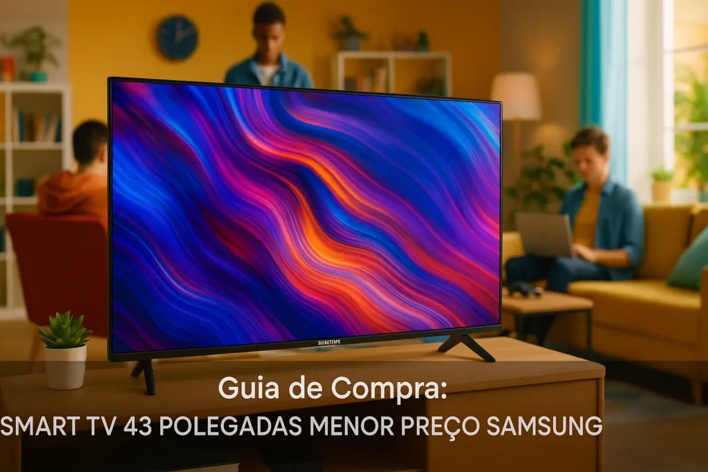 Guia de Compra: 5 Melhores Smart TV 43 Polegadas Samsung com Estoque no Brasil