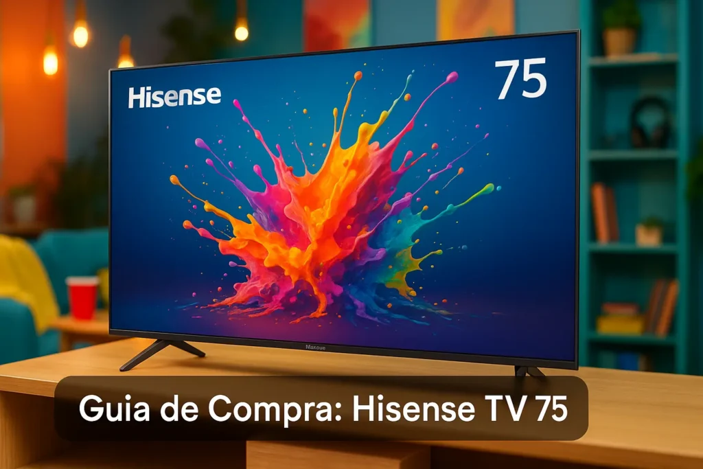 5 Melhores Hisense TV 75 para Imagem Imersiva