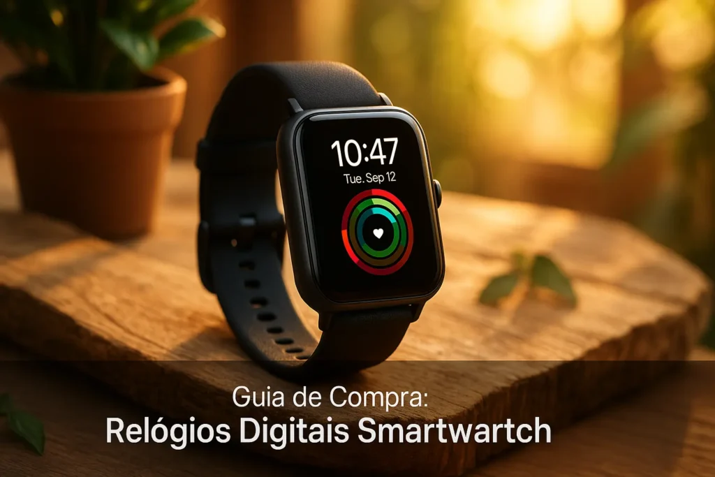 Guia de Compra: 5 Melhores Relógios Digitais Smartwatch Atualizados para 2025