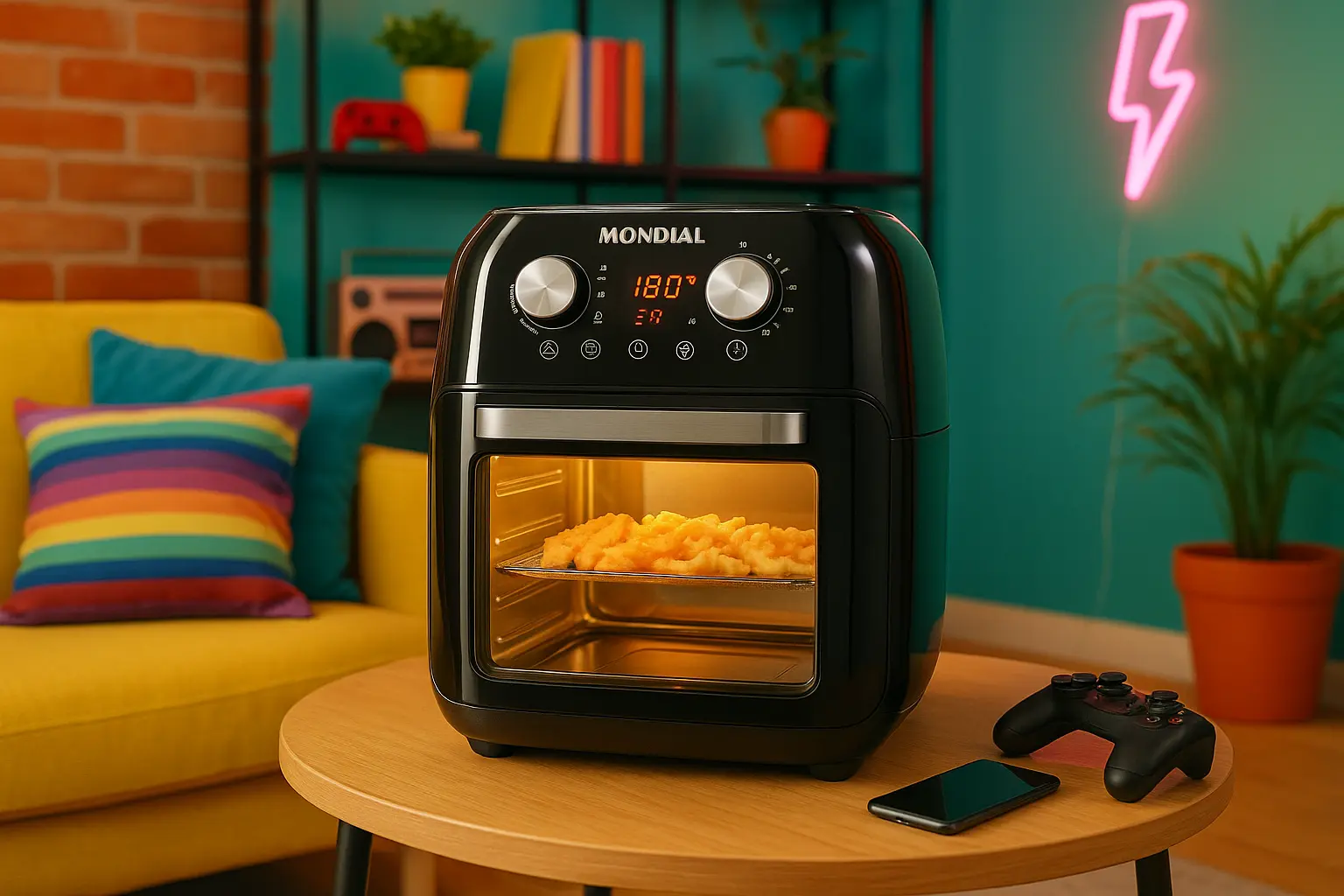 6 fritadeiras Air Fryer Oven com design premium por preço justo