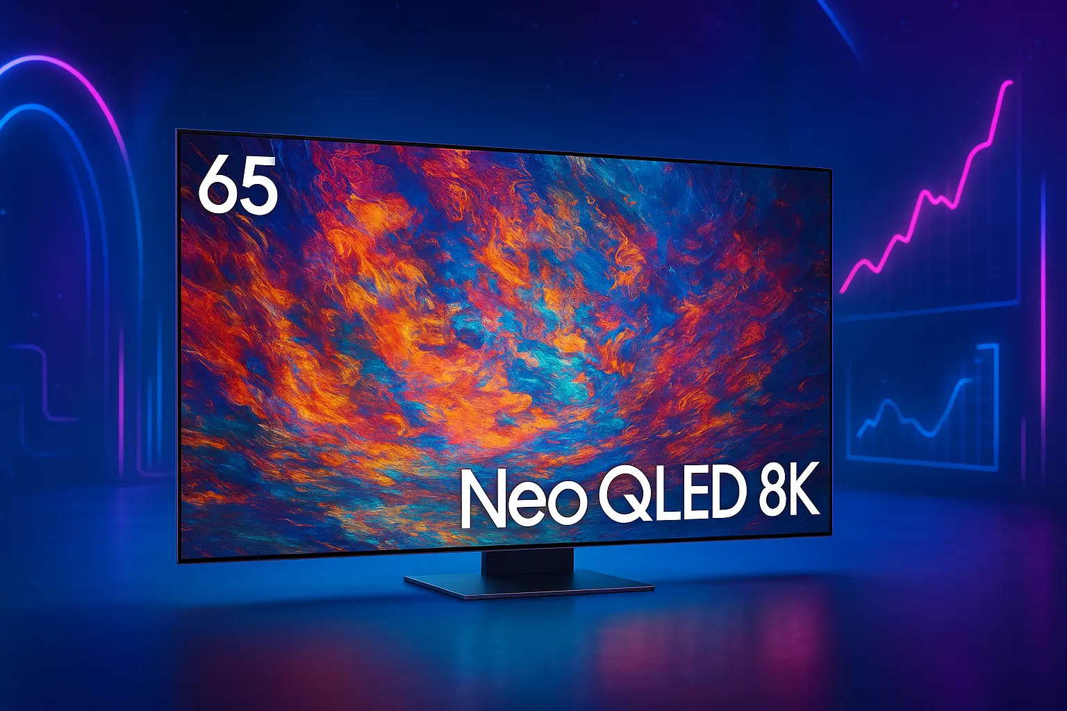 Smart TV 65 Neo QLED 8K até R$9.898 com avaliações ★4,6