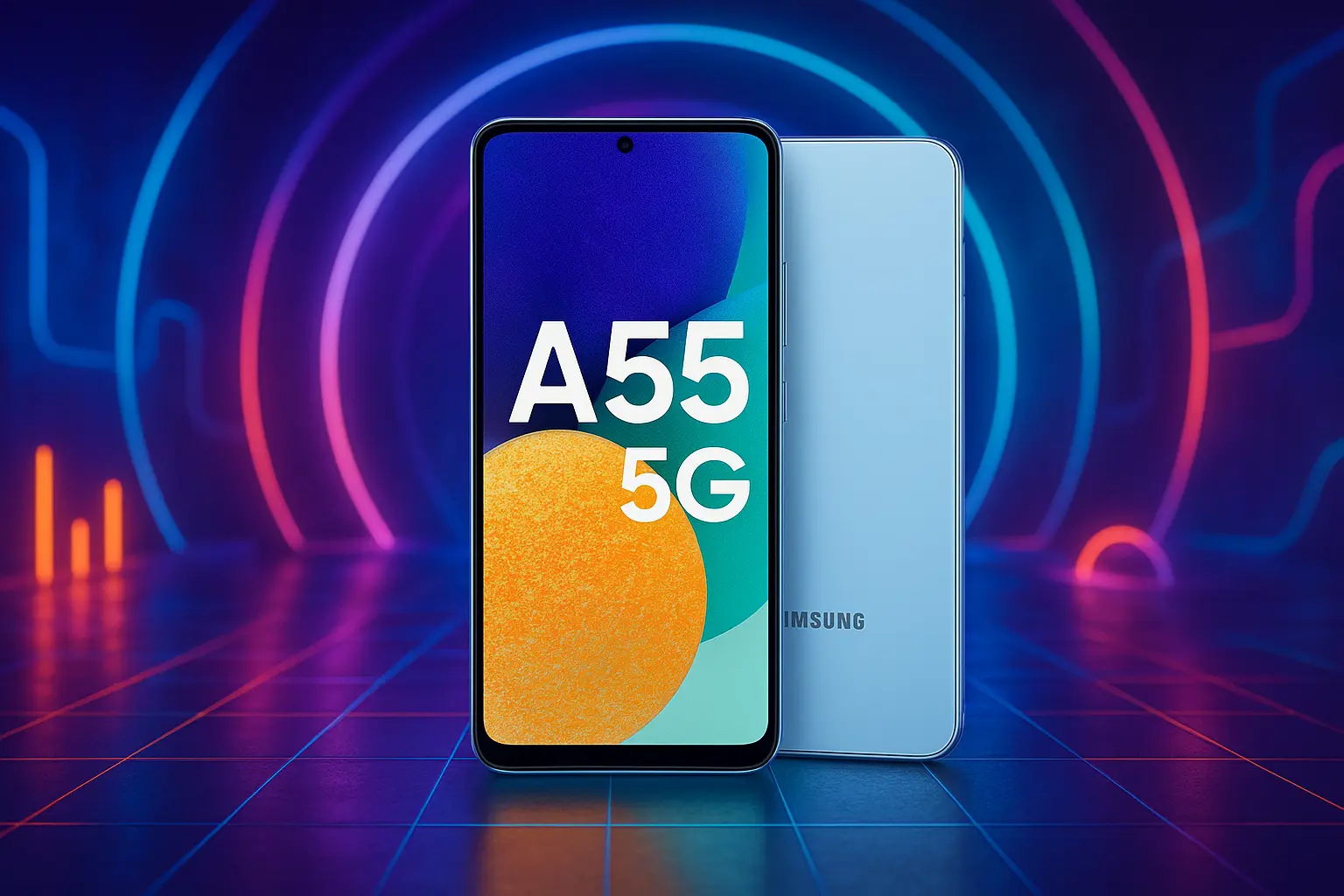 Celular Samsung A55 5G até R$3.690 com avaliações ★4,6