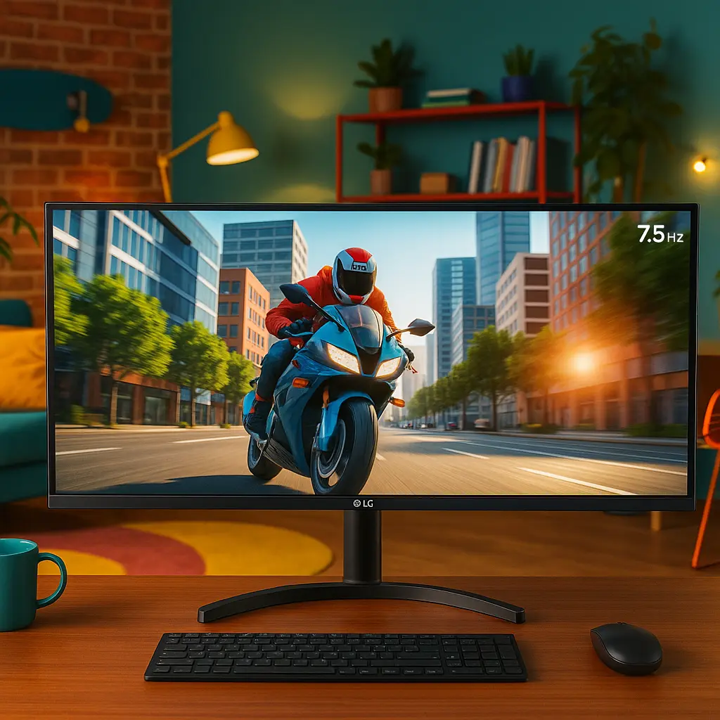 Melhor monitor LG ultrawide 75Hz custo benefício 2025