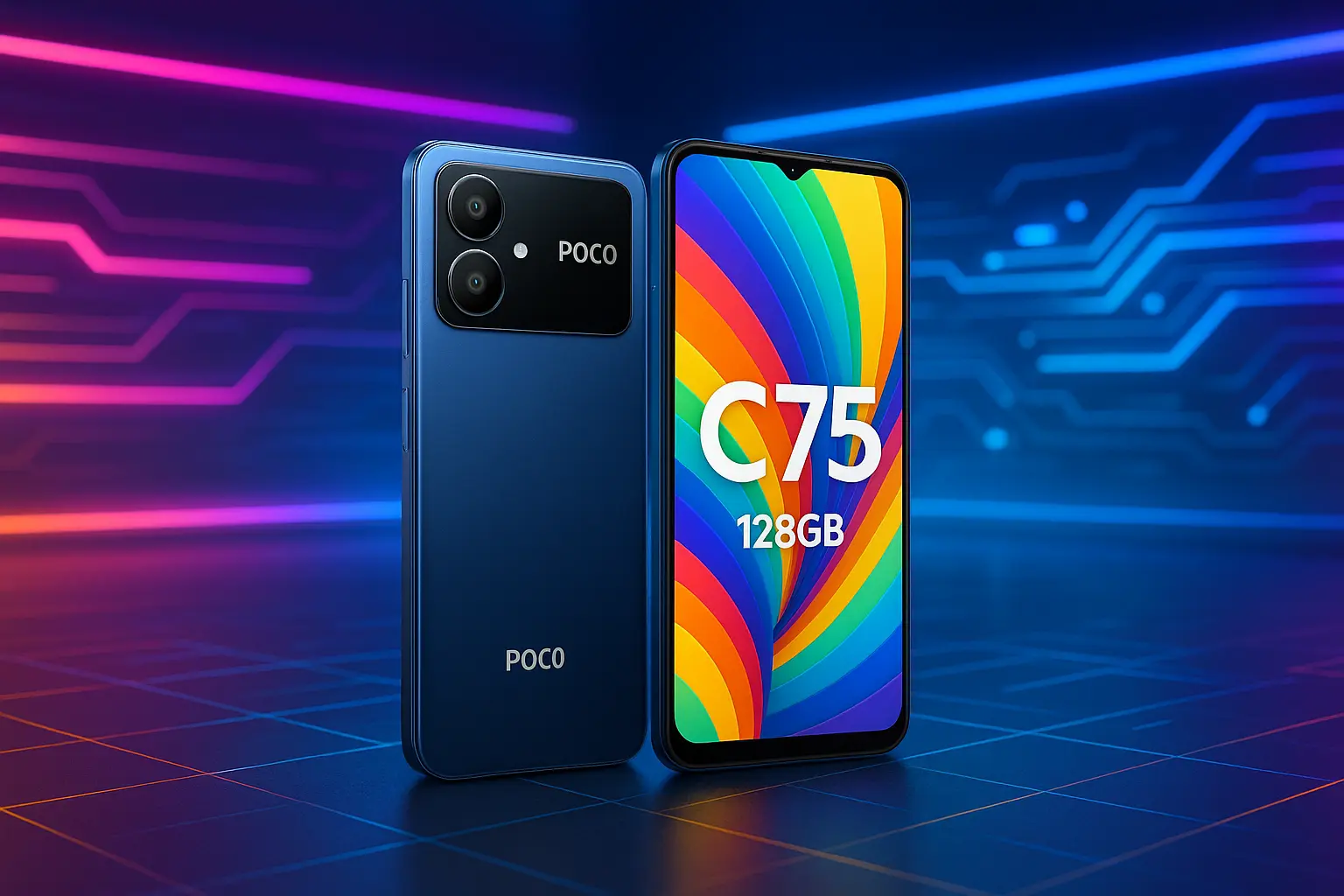 6 Poco C75 128GB com desempenho turbinado para 2025
